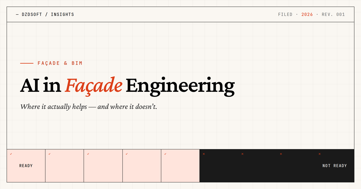 AI in Façade Engineering: Where It Actually Helps — and Where It Doesn’t