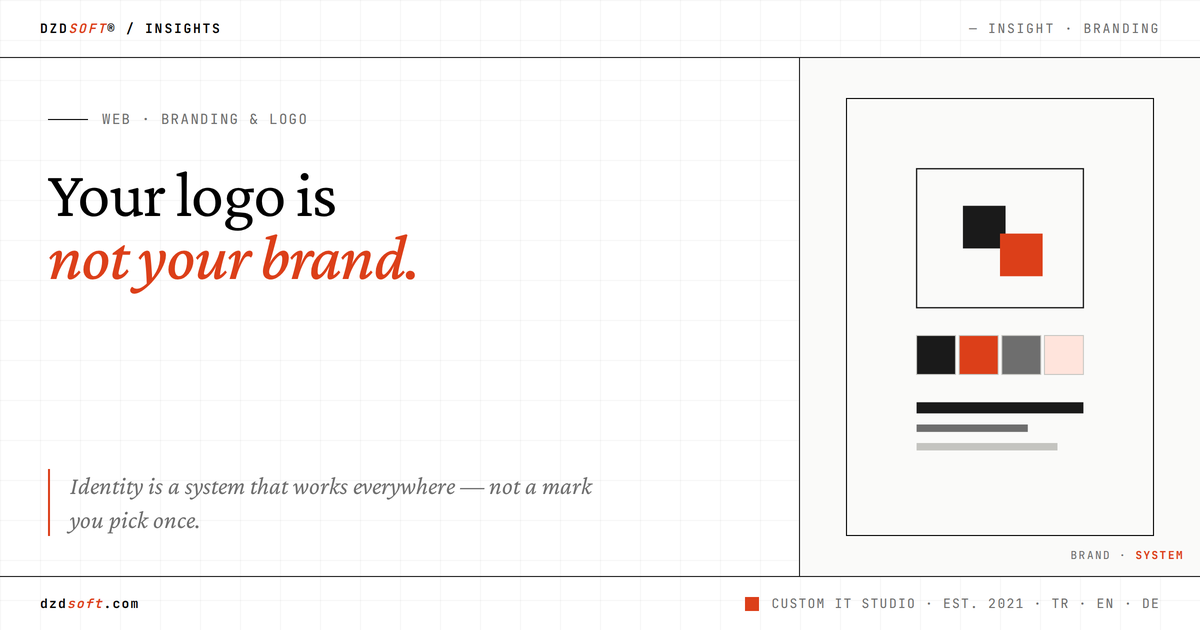 Your Logo Is Not Your Brand: What Identity Really Means